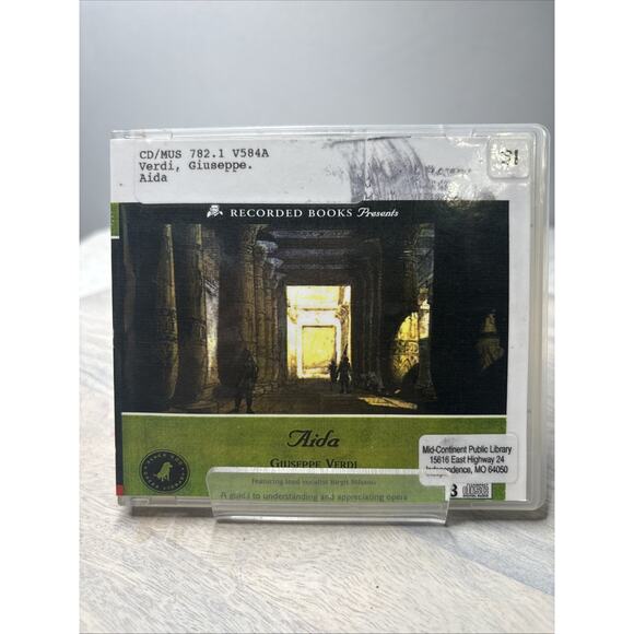 Other - Verdi Aida CD Opera Classical Recorded Books